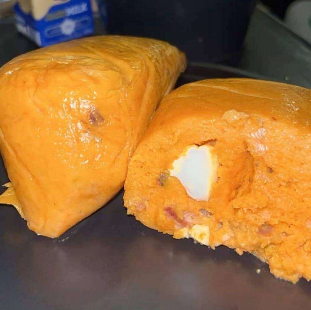 Coconut Moimoi with Egg & Fish