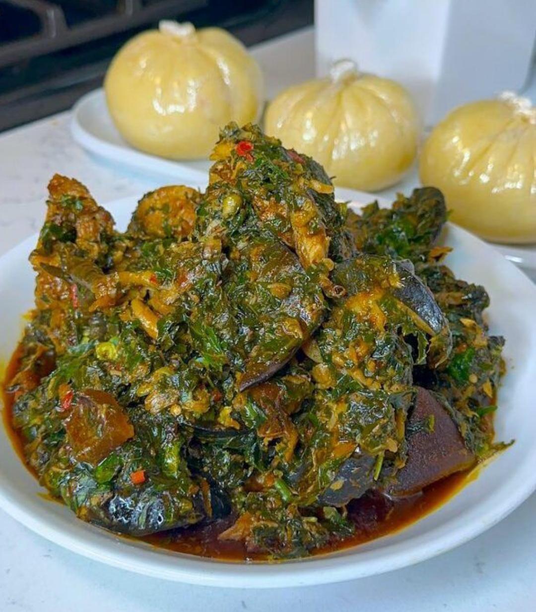 Edikaikong Soup (Eba or Semo)