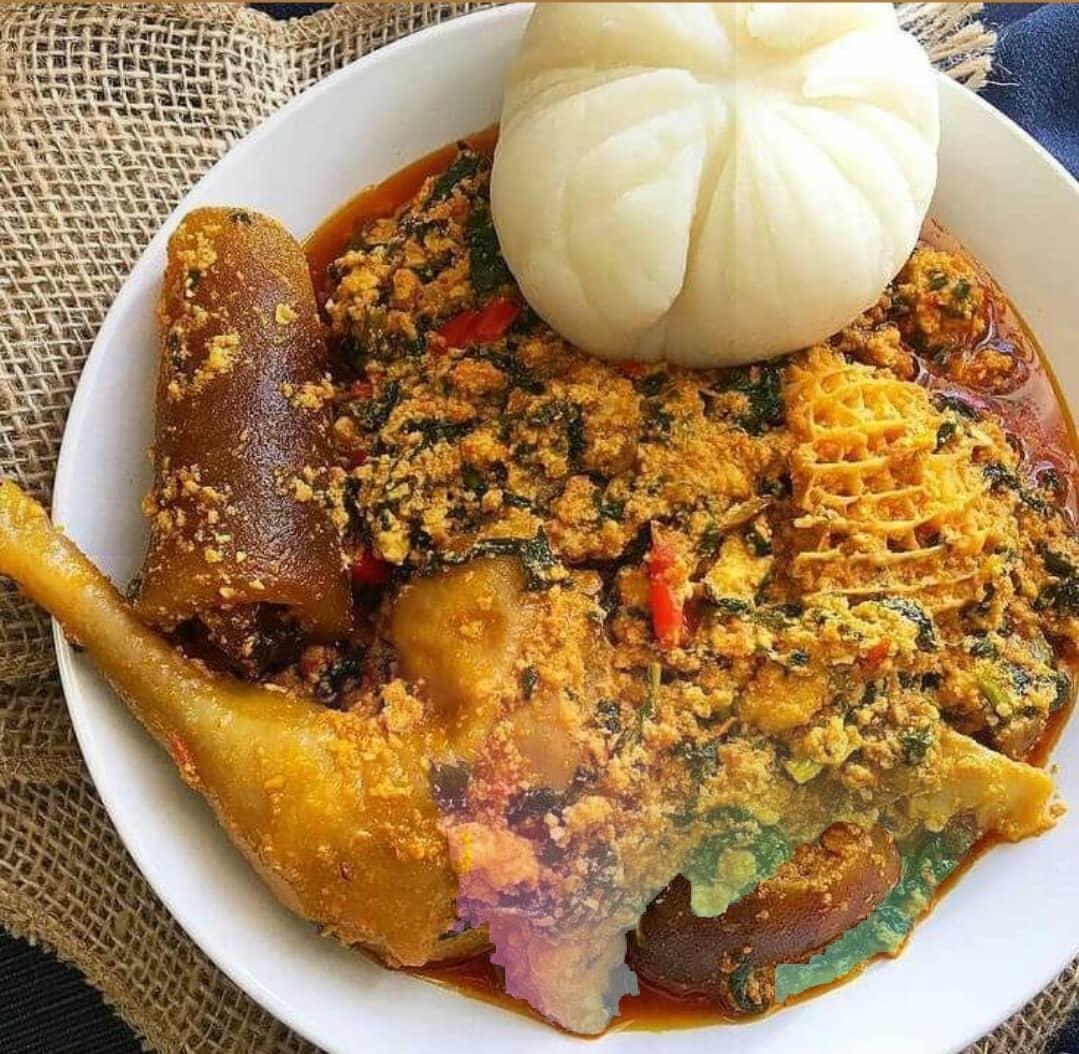 Egusi Soup (Semo/Eba)