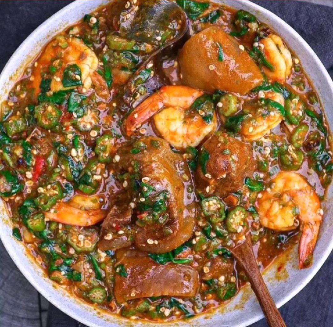 Okra Soup (Semo/Eba)